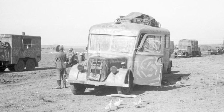 Немецкие войска под Керчью. Май 1942 г.